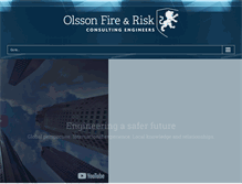 Tablet Screenshot of olssonfire.com